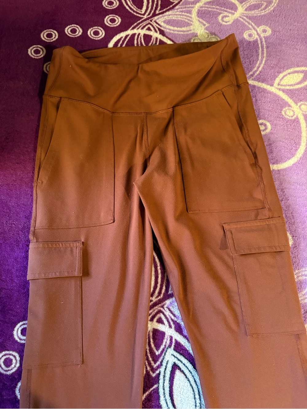 Old Navy Rust Brown Cargo Jogger Pants